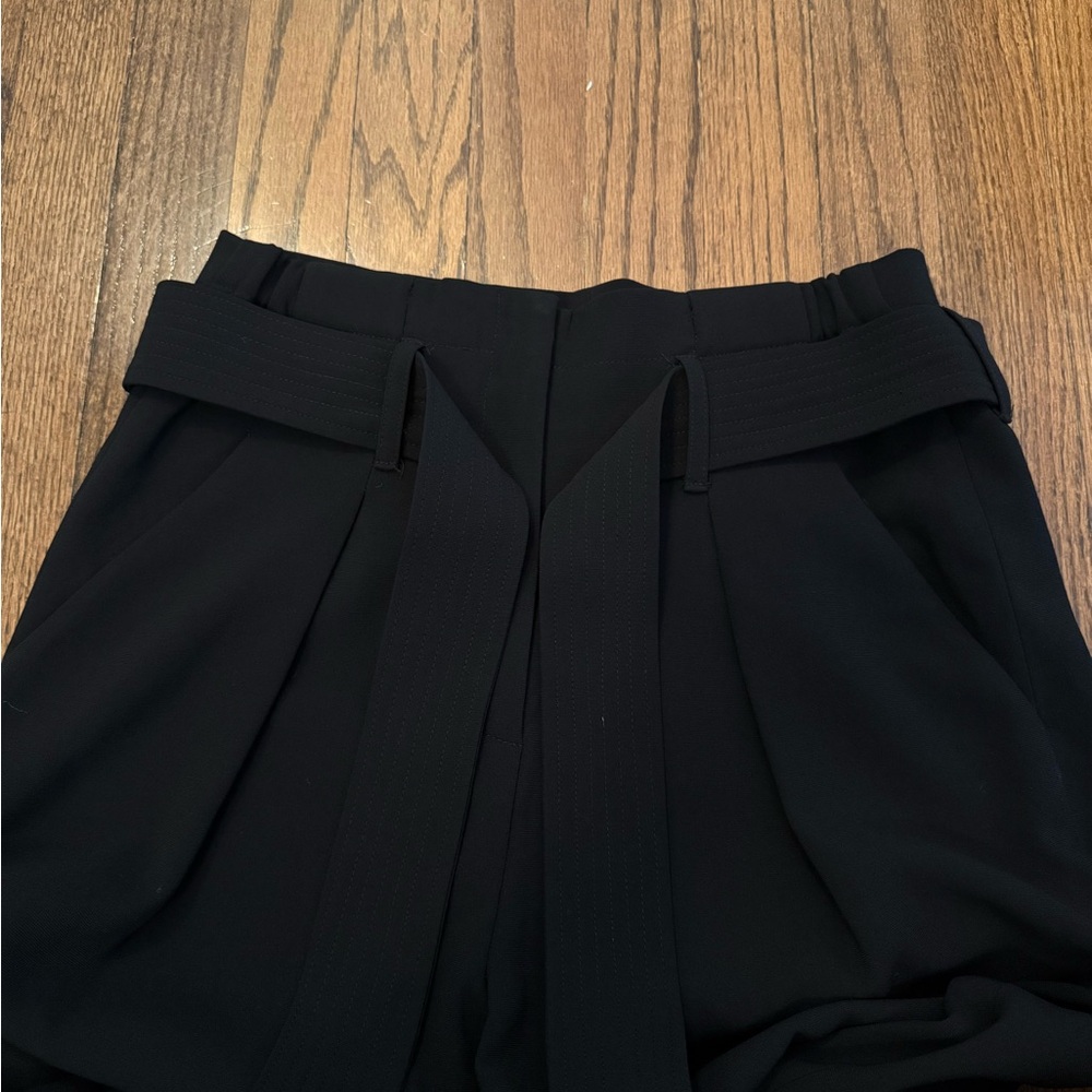 Judith & Charles Black Trousers with Belt